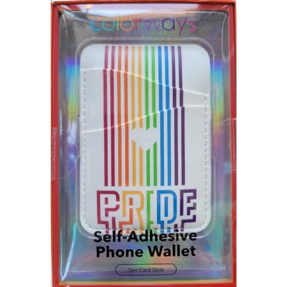 Colorways Rainbow Pride Phone Credit Card Case Wallet Sticker & Twist And Grip - Picture 1 of 2